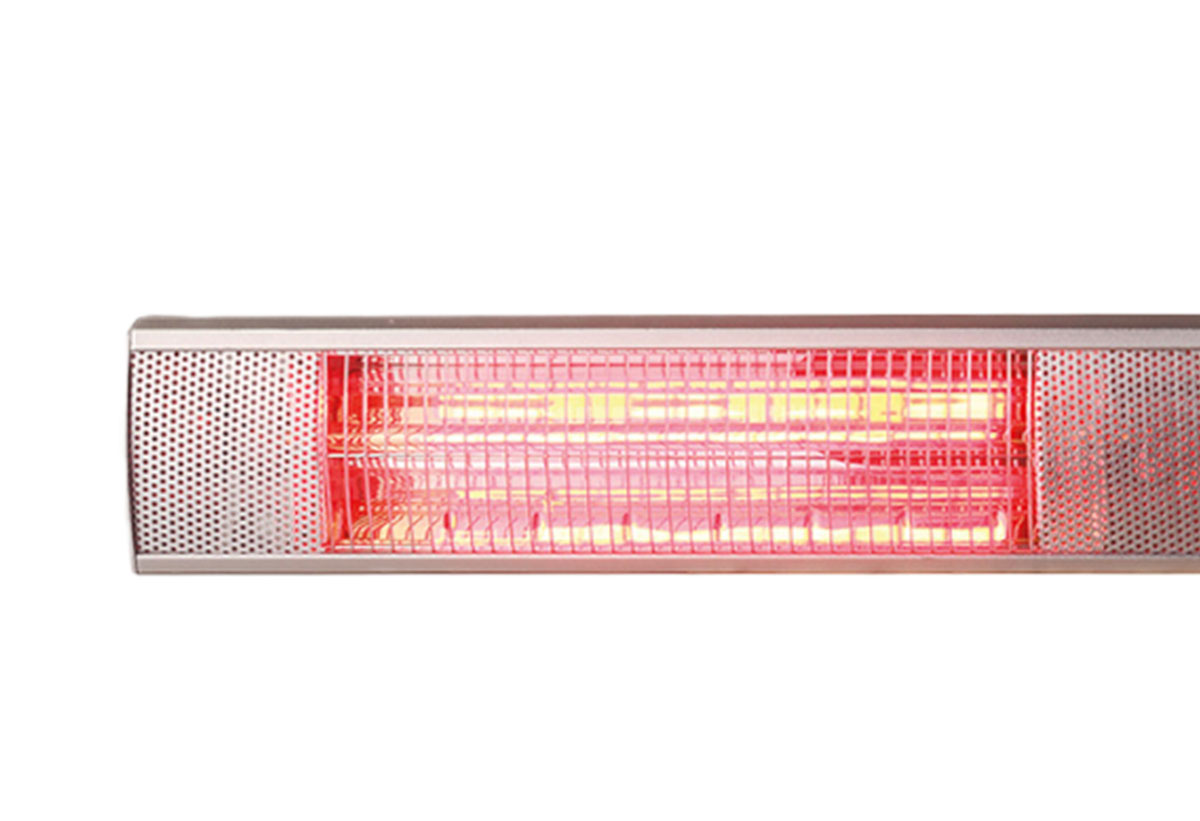 Η πλαινή όψη της θερμάστρας.